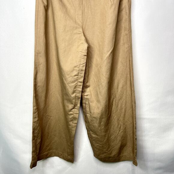 Womans Mod Ref The Hue Cut Out Wrap Tie Jumpsuit Tan Size Small - Picture 4 of 10